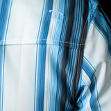 The Harrison in Blue - Short Sleeve Snap