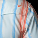 The Harrison in Salmon - Short Sleeve Pearl Snap Shirt
