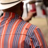 The James in Salmon - Short Sleeve Snap