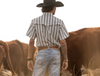 The Jake in White - Short Sleeve Pearl Snap (FINAL SALE)