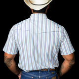 The Jake in Blue - Short Sleeve Snap