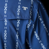 The Maverick in Blue - Short Sleeve Snap