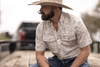 The Carson in White - Short Sleeve Pearl Snap