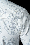 The Carson in White - Short Sleeve Pearl Snap