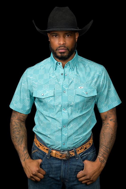 The Flynn Short Sleeve Pearl Snap Shirt (FINAL SALE)