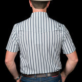 The Jack Short Sleeve Pearl Snap Shirt in Black