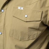 CORE - Men's Khaki Long Sleeve Snap Shirt