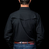 CORE - Men's Black Long Sleeve Snap Shirt