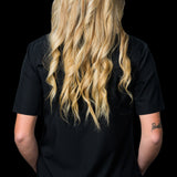 CORE - Women's Black Short Sleeve Snap Shirt