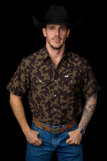 The Gage Short Sleeve Pearl Snap Shirt