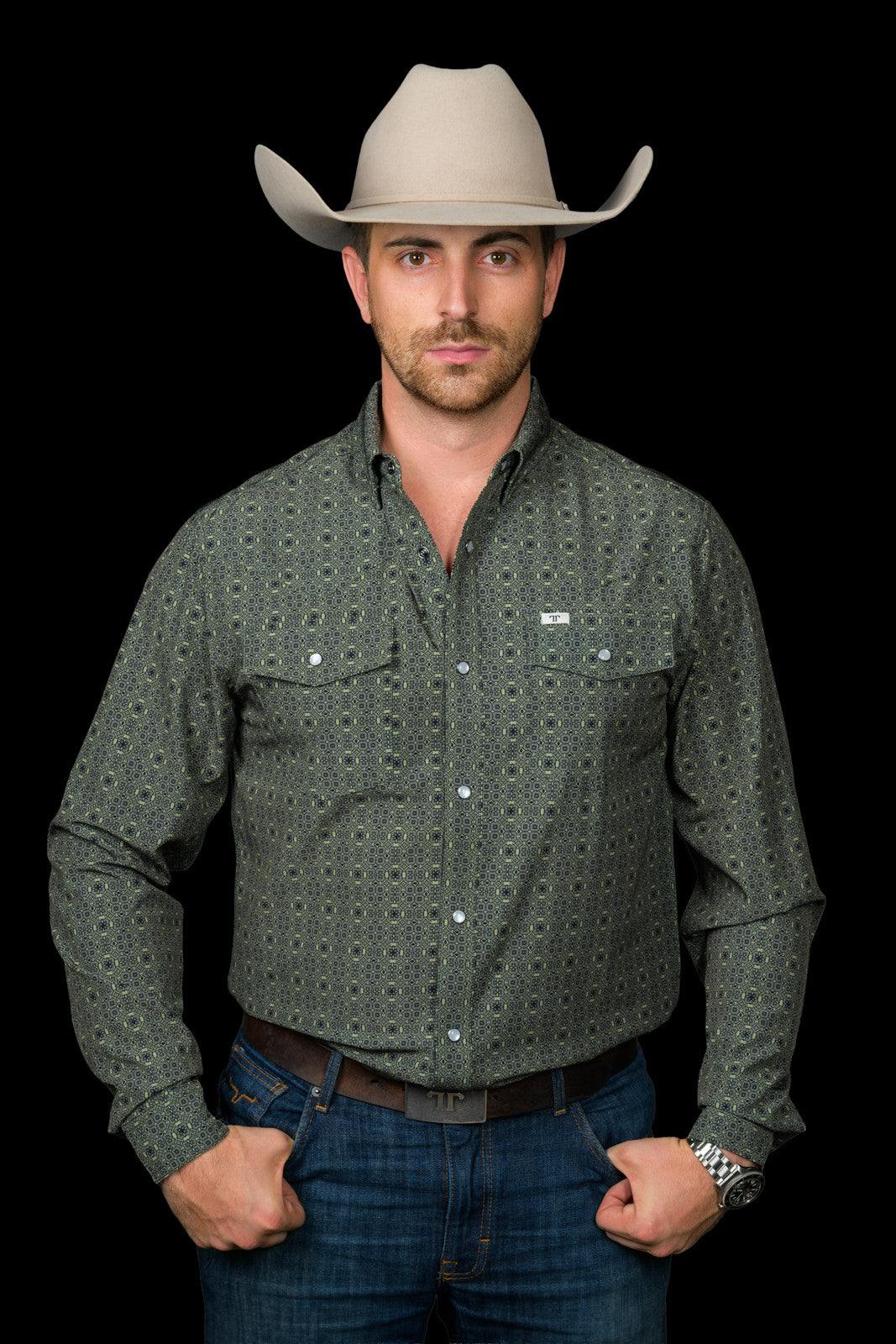 The Lawson Long Sleeve Pearl Snap