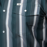 The Tristan Long Sleeve Pearl Snap in Black