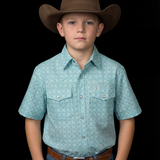 Kid's Pierce Short Sleeve Pearl Snap