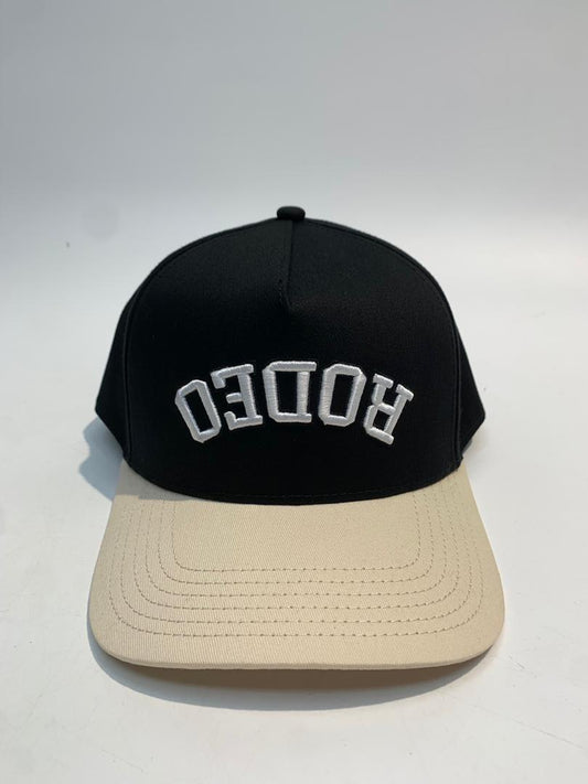 “Rodeo” Hat Black & Cream